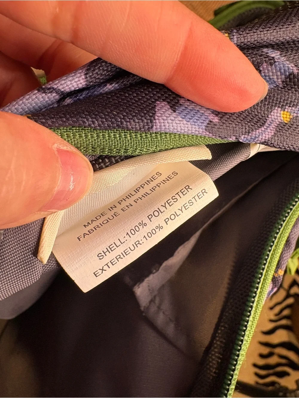 Pottery Barn Kids Mackenzie Rolling Dinosaur Backpack Navy Blue Green